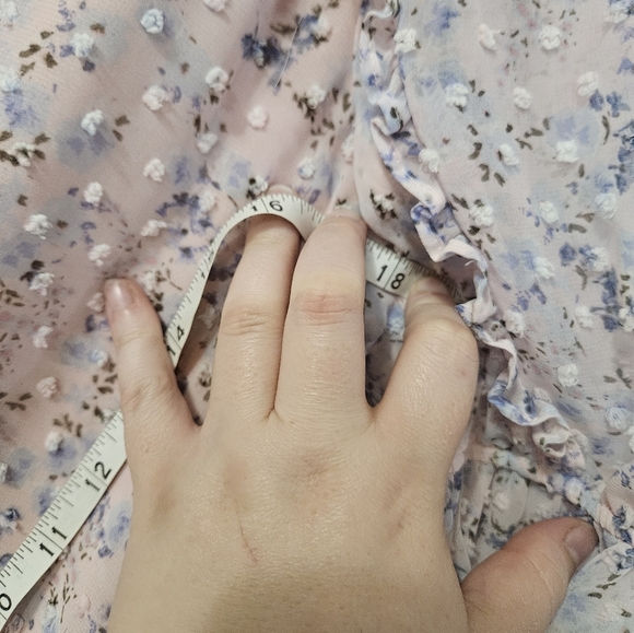 Cece Floral Sheer Top Blouse! - Picture 5 of 7